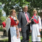 Egil Bjornsen, the Honorary Consul of the Kingdom of Norway from the Royal Norwegian Consulate in Calgary